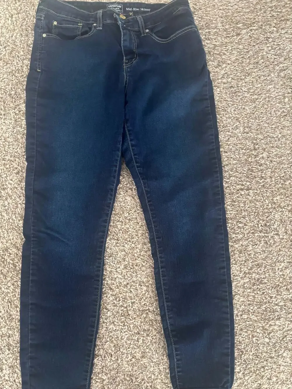 Levi Strauss Signature Gold Bundle Size 10 Mid-Rise Capri & Skinny Jeans - Picture 8 of 13